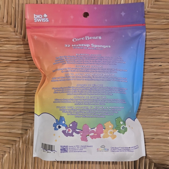 Care Bears Makeup Sponges Set - Pink, Cream, Purple - Picture 2 of 2